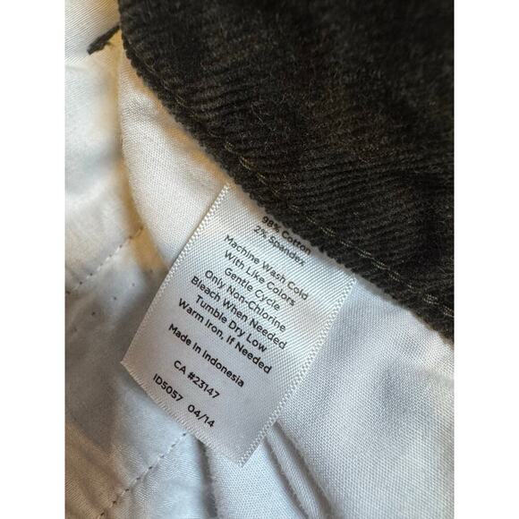 TALBOTS Brown Corduroy Pants, size 14; Curvy; Straight leg - Picture 9 of 10